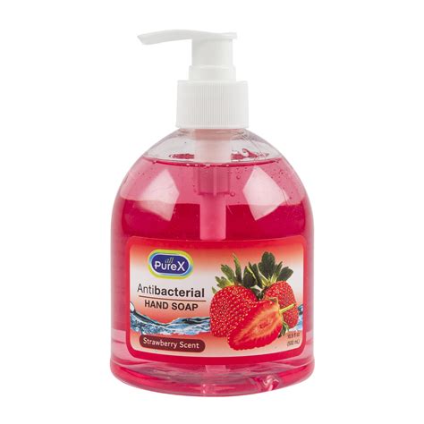 Wholesale Strawberry Antibacterial Hand Soap 169oz Red
