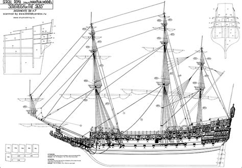 16th 17th And 18th Century Ship Blueprints Old Sailing