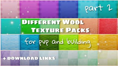 Aesthetic Wool Texture Packs Mcpe Pvp And Building Part 2