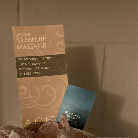 Wk Massage Therapy Wendy Kniffen Licensed Massage Therapist In Pottstown