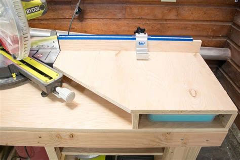 This Custom Miter Saw Fence And Extension Table Makes My Workshop So