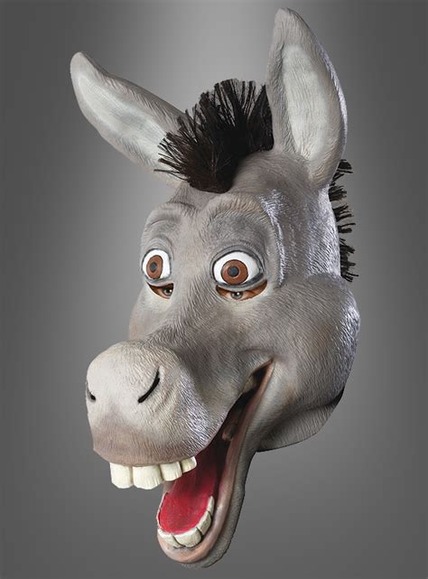 Shrek Donkey Overhead Latex Mask Kostümpalastde