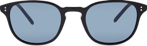 Lyst Oliver Peoples Ov5219s Fairmont Sun Round Frame Sunglasses In Black Save 2