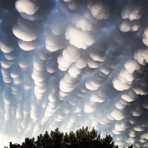 These Mammatus Clouds Formed On June 26th 2012 Above Regina Canada