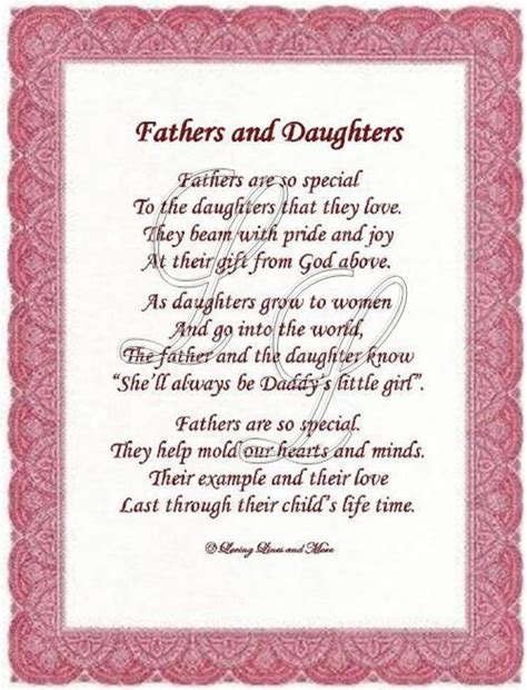 It's about a poor family of two: Fathers and Daughters Poem