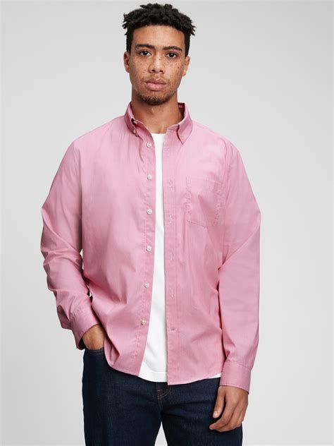 All Day Poplin Shirt In Untucked Fit Gap