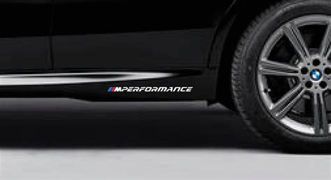Bmw M Performance Side Stickers Decals Etsy