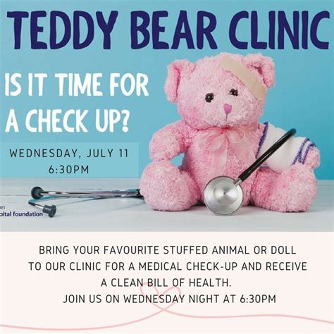 Teddy Bear Clinic At The Library Mom Talk