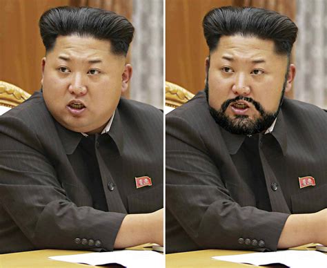 The perfect putin beard cool animated gif for your conversation. North Korea leader Kim Jong-Un with and without a beard ...
