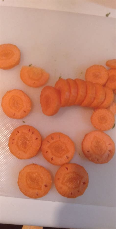 Cut My Carrot And Its Got Some Lateral Holes Ive Never Seen This