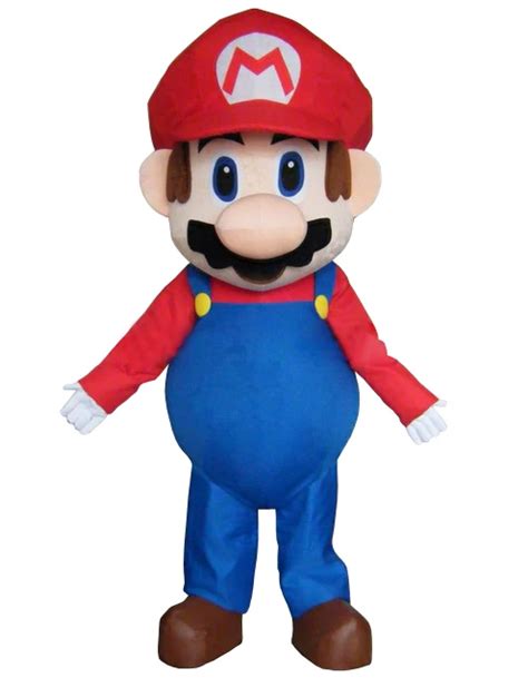 Super Mario Mascot Costume Adult Size New Free Shipping For Halloween Party Event In Mascot From