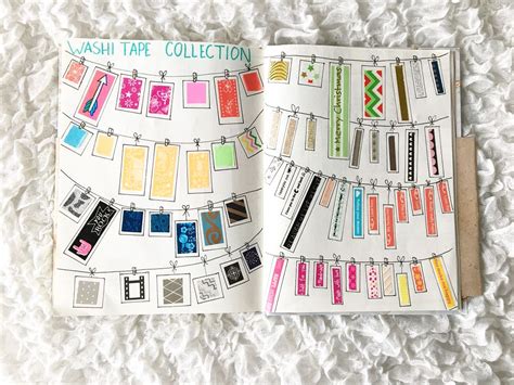 43 Cute And Clever Washi Tape Swatches For Your Bullet Journal Bullet