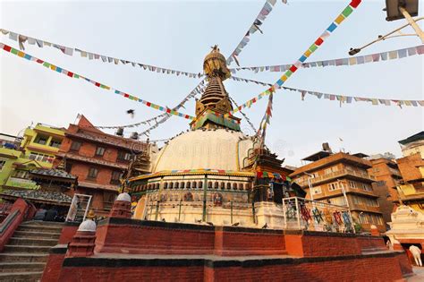 Kathesimbhu Stupa Em Kathmandu Nepal Imagem De Stock Editorial