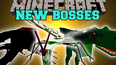 Minecraft New Boss Mobs Bosses Battle Mobs And Weapons Mod Showcase