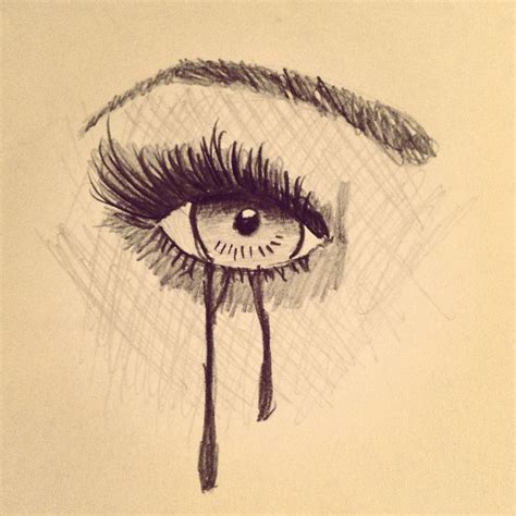 Crying Eye Drawing By Maul Mccartney C How To Draw Anime Eyes Eye