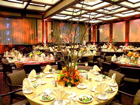 Fall Wedding table scape - The Harbert Center Wedding Reception Hunting