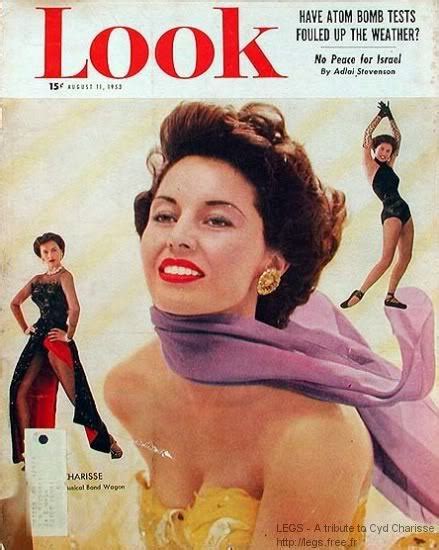 The Nifty Fifties Cyd Charisse On The Cover Of Look Magazine In