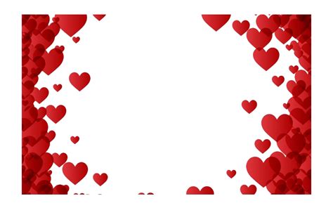 Heart Valentines Day Border Png All Png All