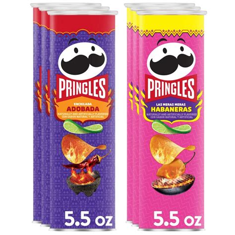 Gsuila Pringles Potato Crisps Variety Pack Flavors Of