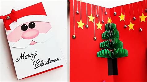 How To Make Pop Up Greeting Cards For Christmas Diy 3d Christmas Pop