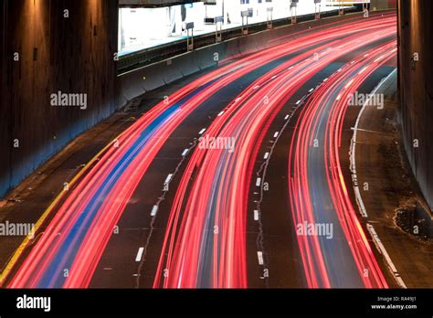 Tail Light Trail High Resolution Stock Photography And Images Alamy
