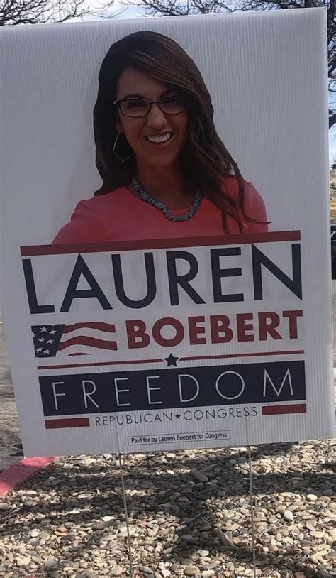 Patriottakes 🇺🇸 On Twitter Lauren Boeberts Campaign Sign Has One