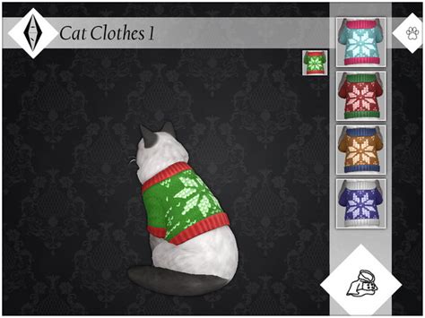 Sims 4 Cat Clothes Cc