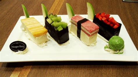 Sushi Ice Cream A Mix Of Artistic Creativity And Good Cooking