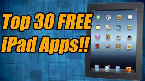 Top 30 Best Free Ipad Apps Ever In The App Store Youtube