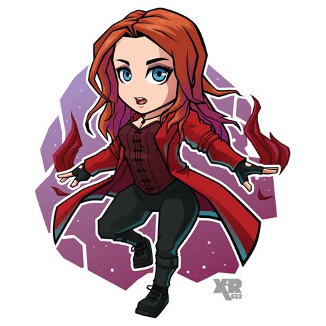 FA Scarlet Witch by XaR623 | Marvel cartoons, Avengers cartoon, Chibi png image