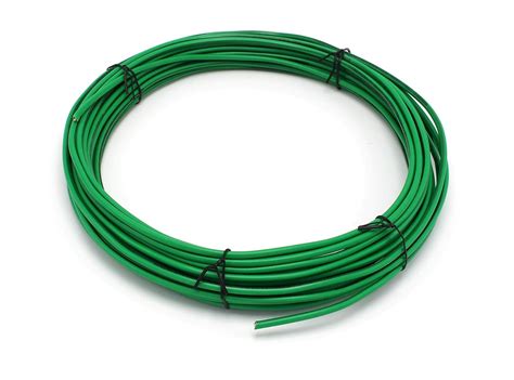 Solid Copper Grounding Wire Awg Thhn Cable Ft Green Jacketed Antenna Lightning Strike