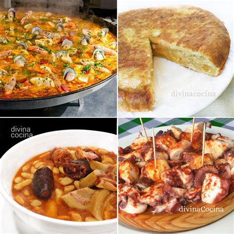 Si tenés una web de recetas, ¡compartila! 10 platos típicos de la cocina española - Divina Cocina