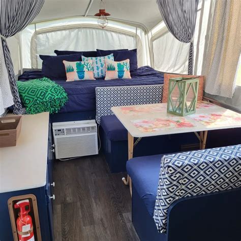 Renovated Pop Up Camper Goes From Dark And Musky To Homey And Adorable