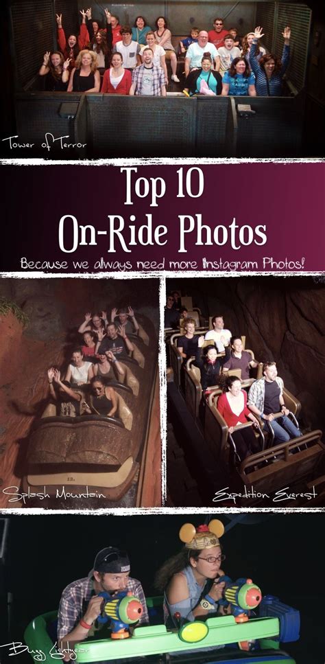 Top Ten On Ride Photos At Walt Disney World Walt Disney World Disney
