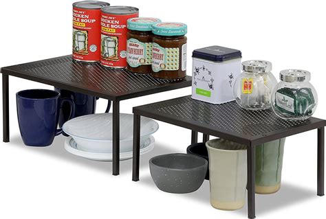 Maybe you would like to learn more about one of these? Expandable Stackable Kitchen Cabinet Counter Shelf ...