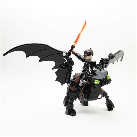 lego moc toothless how to train your dragon by paulvillemocs rebrickable build with lego
