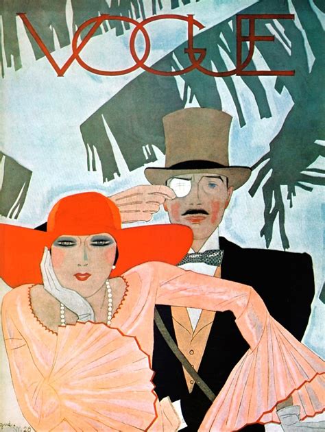 Vogue Art Deco Monacle Canvas Hardtofind Vogue Covers Art Art