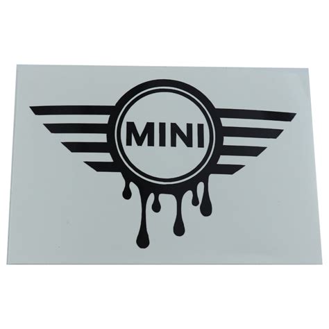 Dripping Mini Cooper Logo Mini Cooper Logo Dripping Mini Etsy