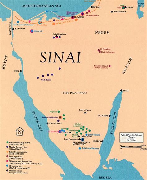 Ancient Egypt Bible Map