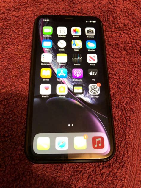 Apple Iphone Xr 64gb Black Unlocked A2105 Gsm For Sale Online