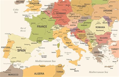 Los 7 Mejores Mapas De Europa Para Imprimir Etapa Infantil