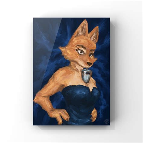 Nsfw Bad Guys Diane Foxington Art Print Furry Poster Bad Etsy