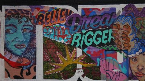 Believe Dream Bigger Graffiti Art Nyc Photograph By Dora Sofia
