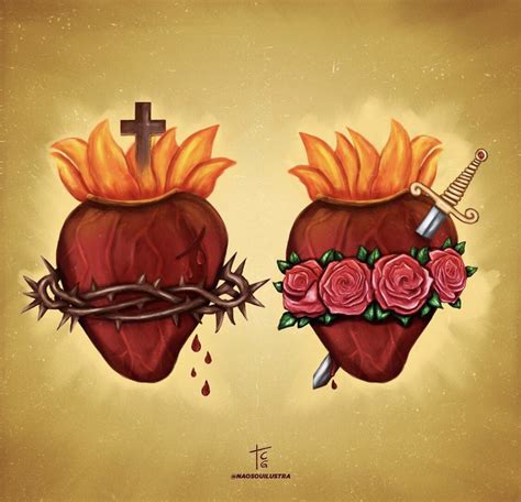 Sacred Heart Of Jesus And Immaculate Heart Of Mary