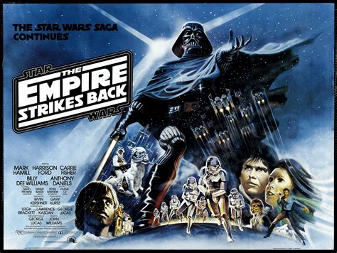 The Empire Strikes Back 1980 Uk Quad Poster Restoration Performed By
