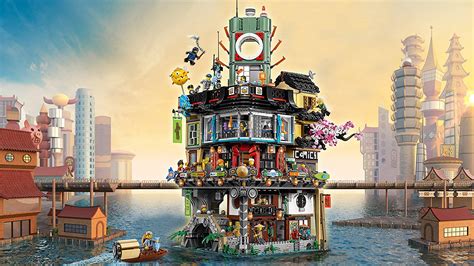 Lego Ninjago Ninjago Town 70620 Magasin De Jeux And Jouets Monsieur