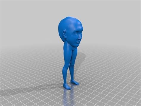 Human Head With Legs By Rith Thingiverse Human Head Human Legs