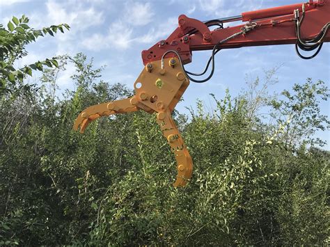 Hydraulic Grapple For Excavator Attachments Jiangtu