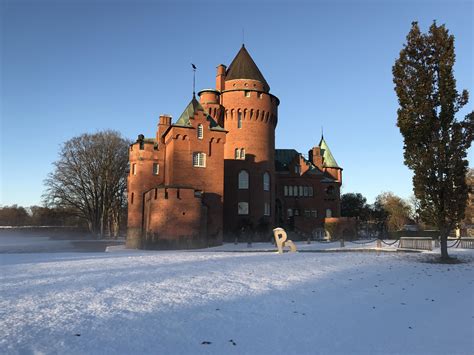 Castle In Southern Sweden During The Winter Season Rcastles