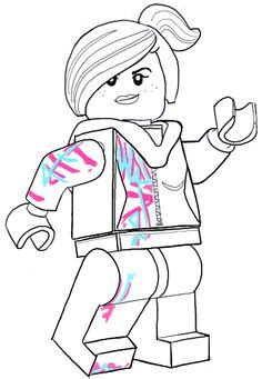 How about coloring this beautiful picture of wyldstyle? The LEGO Movie Coloring Pages - lego-minifigures | Books ...